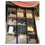 Metal Small Fastener Holder Full of Contents