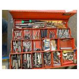 Small Folding Tool Chest Full of Contents
