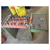 Leadwell BT40 Tool Holders w/ Tools with Cart