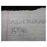 Leadwell BT40 Tool Holders w/ Tools with Yellow Cart