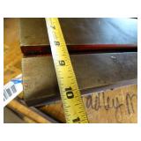 Sine plate, 10" x 15" T-slotted table