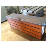 Folding Red Tool Box Full of Contents