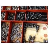 Folding Red Tool Box Full of Contents