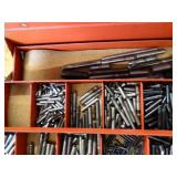 Folding Red Tool Box Full of Contents