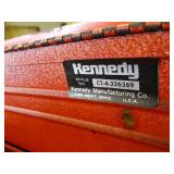 Folding Red Tool Box Full of Contents