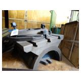 Sine plate, 10" x 15" T-slotted table w/ Rotator