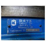 KURT D675 6" Jaw Width, 7.5" Jaw Opening Milling Machine Vise