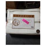 1200 Thread Count 100% Egyptian Cotton, Single Ply, Full/Queen Duvet Cover Set, Solid, White