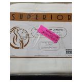 1200 Thread Count 100% Egyptian Cotton, Single Ply, Full/Queen Duvet Cover Set, Solid, White