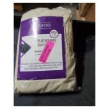 Ruffled Bed Skirt With Split Corners