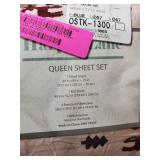 Harper Lane Plaid Deer White 4-piece Microfiber Queen Sheet Set