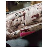 Harper Lane Plaid Deer White 4-piece Microfiber Queen Sheet Set