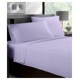 100% Cotton Sateen Smooth & Silky 500 Thread Count 4-Piece Sheet Set- Retail:$118.99