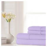 100% Cotton Sateen Smooth & Silky 500 Thread Count 4-Piece Sheet Set- Retail:$118.99