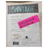 Soft Wash Vintage Floral Lace Sheet Set, King Bedding