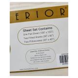 Impressions Robles Solid 800-Thread Count Cotton-Blend Deep Pocket Sheet Set