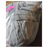 Authentic Hotel and Spa Unisex Turkish Cotton Waffle Weave Terry Bath Robe