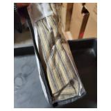 Vhc Primitive King Bed Skirt Ticking Stripe Bedding Gathered Split Corners Black