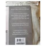 100% Egyptian Cotton 800 Thread-Count Baratta Hem Sheet Set Queen Mineral