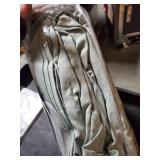 100% Egyptian Cotton 800 Thread-Count Baratta Hem Sheet Set Queen Mineral