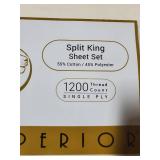 Impressions Robles Solid 800-Thread Count Cotton-Blend Deep Pocket Sheet Set
