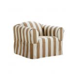 QuickCover Cabana One-piece Relaxed Fit Wrap Chair Slipcover