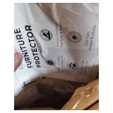 Great Bay Home Elenor Solid Reversible Recliner Furniture Protector