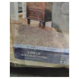 Subrtex 2-Piece Stretch Armchair Couch Cover Jacquard Damask Slipcover