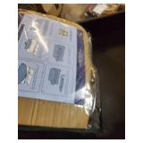 Subrtex 2-Piece Stretch Armchair Couch Cover Jacquard Damask Slipcover