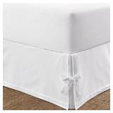 Laura Ashley Tailored Bedskirt with Corner Ties