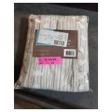 Corey Cotton Yarn Dye Shower Curtain with Pom-Poms Blush