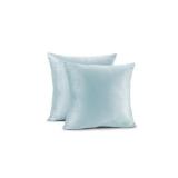 Nestl Solid Microfiber Soft Velvet Throw Pillow Cover (Set of 4)