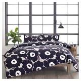 Marimekko Unikko Duvet Cover & Sham Set, Size King in Paloma at Nordstrom
