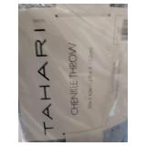 Tahari Home James Solid Chenille Woven Throw