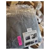 8-piece Pinch Pleated Bed-in-a-Bag Down Alternative Comforter Set- Retail:$108.49