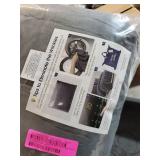 8-piece Pinch Pleated Bed-in-a-Bag Down Alternative Comforter Set- Retail:$108.49