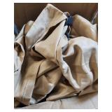 Budge Round Waterproof Outdoor Patio Table and Chairs Combo Cover, NeverWet Savanna, Tan, Multiple Sizes- Retail:$76.98