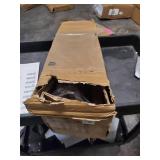 Foreside Home & Garden Rustic Wood and Metal Three Tier Decorative Wall Hook