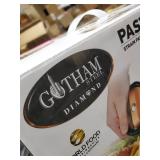 Gotham Steel - 5 Qt. Non-Stick Ti-Ceramic Pasta Pot with Built-In Strainer and Twist N