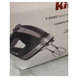 KitchenAid - KHM926OB 9-Speed Hand Mixer - Onyx Black