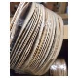 CaterEco Deluxe Round Pure Palm Leaf Plates Set (Pack of 25) 7" Salad Plates Ecofriendly Disposable Dinnerware Heavy Duty Biodegradable Party Utensils for Wedding, Camping & More