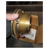 4" No-Caulk Shower Drain with Stainless Steel Grid Strainer