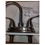 Laguna Brass Centerset Bathroom Faucet with Drain Assembly