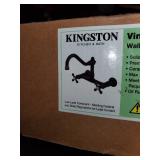 Kingston Brass KS3245AX Wall Mount Bathroom Faucet, Oil Rubbed Bronze