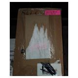 Clihome Modern Matt Black Wall Mounted Double Handle Bathroom Faucet- Retail:$139.99