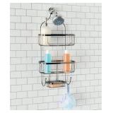 Home Basics Large Black Wire Shower Caddy