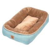 Snoozzy Rustic Elegance Clamshell Pet Bed