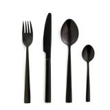 Safdie & Co. Flatware Stainless Steel Onyx 16Pc Set 16