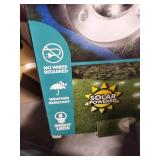 Bell + Howell Disk Lights, Heavy Duty Outdoor Solar Pathway Lights, 8 LED with Included Stakes, Steel, 8 Pack