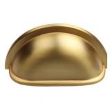 GlideRite 3-inch CC Satin Gold Cup Bin Cabinet Pulls (Pack of 25) - Satin Gold- Retail:$76.98